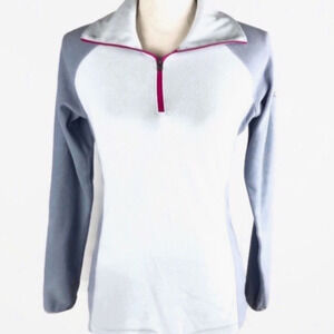 Columbia Glacial Fleece Pullover Half Zip III Top Women's Sz XS Periwinkle Blue